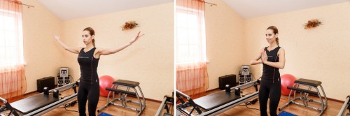 Фоторепортаж с Леди Фит: занятие Пилатес на Реформере